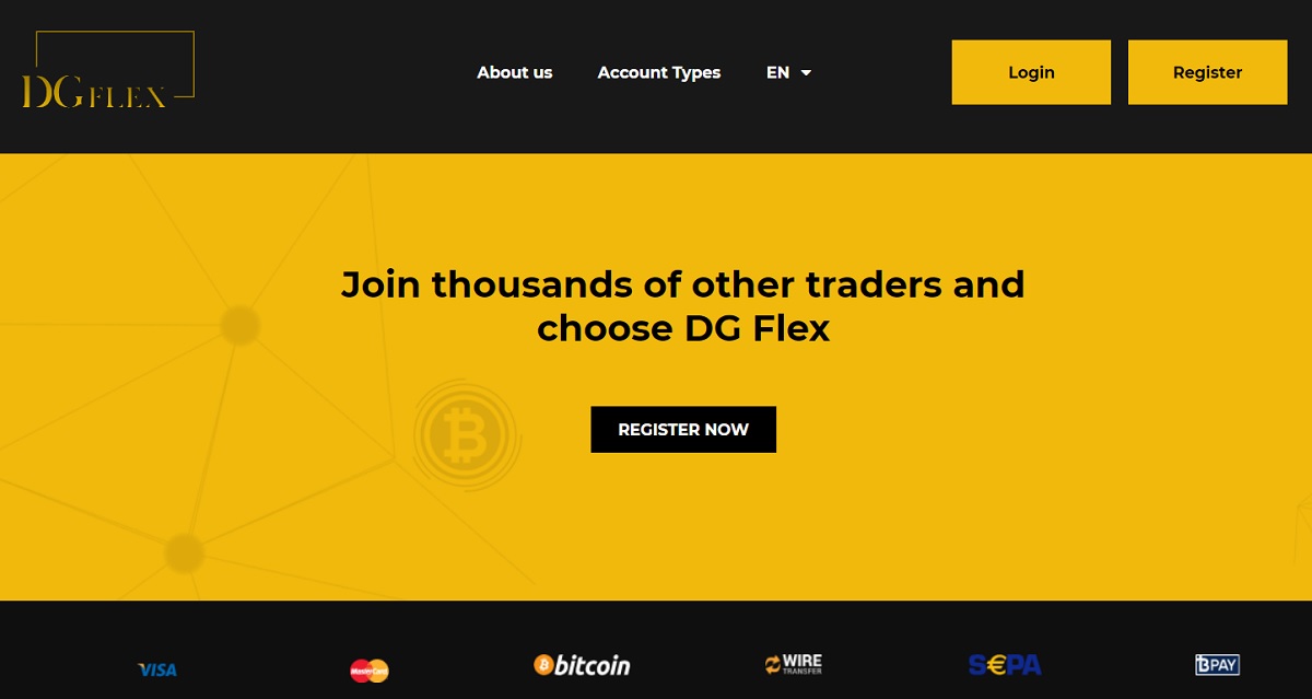 DG Flex homepage